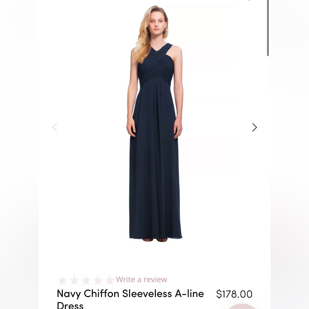 Bill Levkoff Sleeveless A-Line Bridesmaid Dress